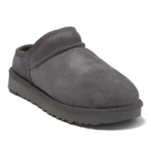 UGG Women’s Sz 8 M/EUR 39  CLASSIC SLIPPER Grey Wool Blend Lining MSRP $130 NEW